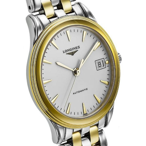Longines Flagship 5-Year Warranty L4.774.3.22.7 White (Bezel: Gold) [Parallel Import]