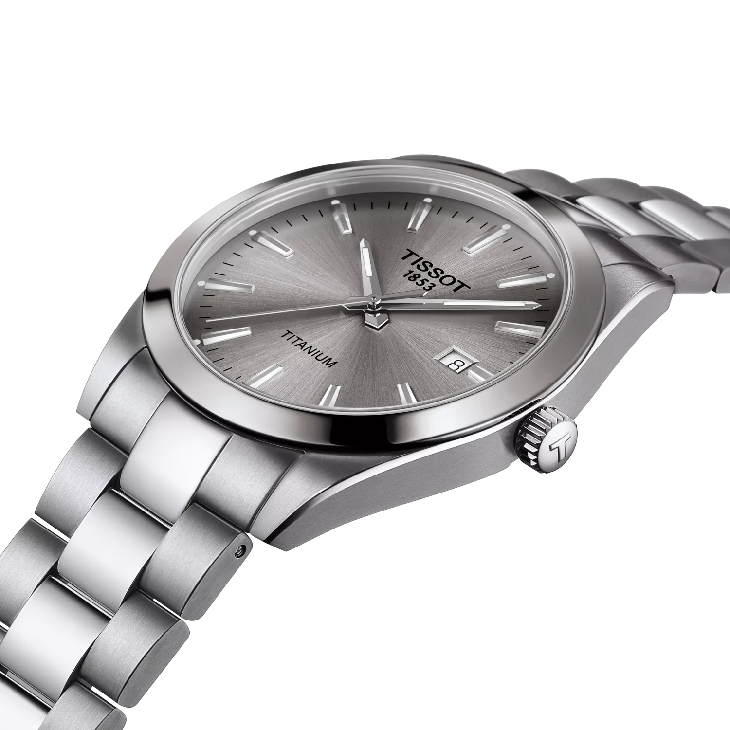 TISSOT T127.410.44.081.00 Watch - Elegant Swiss Quartz Water Resistant Stainless Steel Bracelet Classic Design (Image 5)