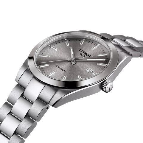 TISSOT T127.410.44.081.00 Watch - Elegant Swiss Quartz Water Resistant Stainless Steel Bracelet Classic Design (Image 5)