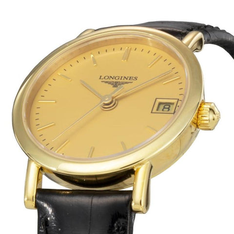 Longines Longines Presence 2-Year Warranty Gold L4.277.6.32.0 [Parallel Import]