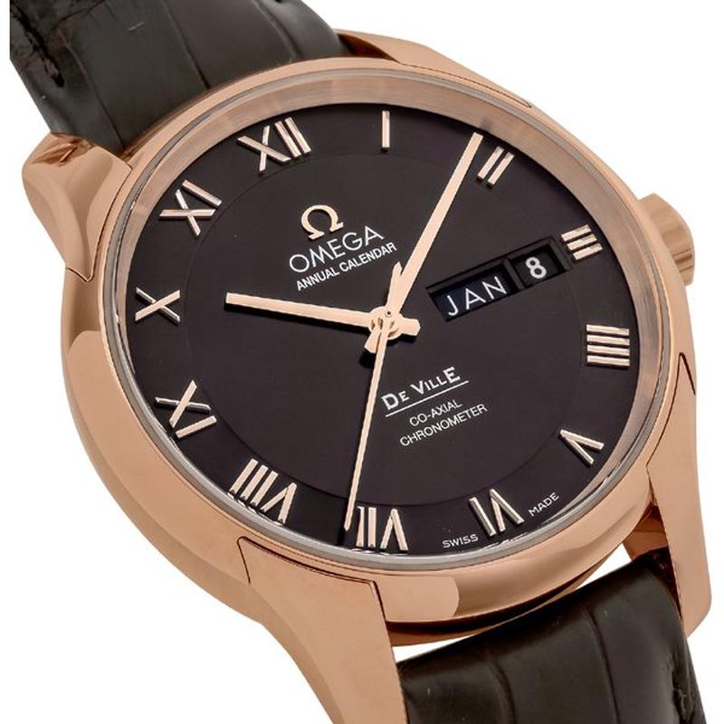 OMEGA 431.53.41.22.13.001 Watch - De Ville Brown Parallel Import 5-Year Warranty (Image 3)