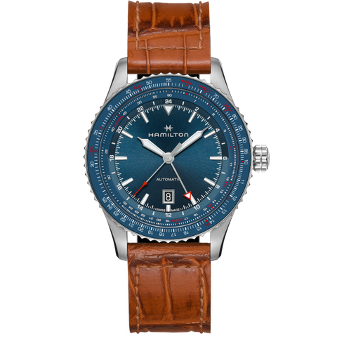 Hamilton H76715540 Watch - Khaki Aviation Converter Auto GMT