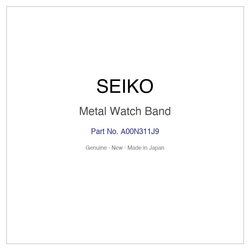 SEIKO A00N311J9 Metal Watch Band for STGK009G and More Models