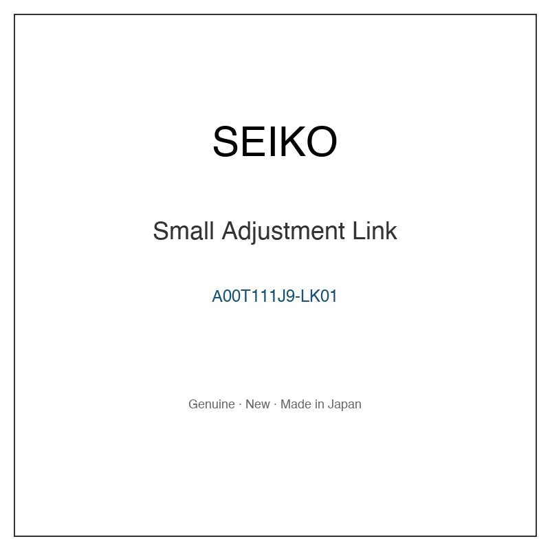 SEIKO A00T111J9-LK01 Watch Parts