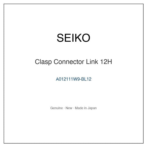 SEIKO A012111W9-BL12 Watch Parts