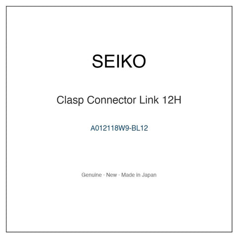 SEIKO A012118W9-BL12 Watch Parts