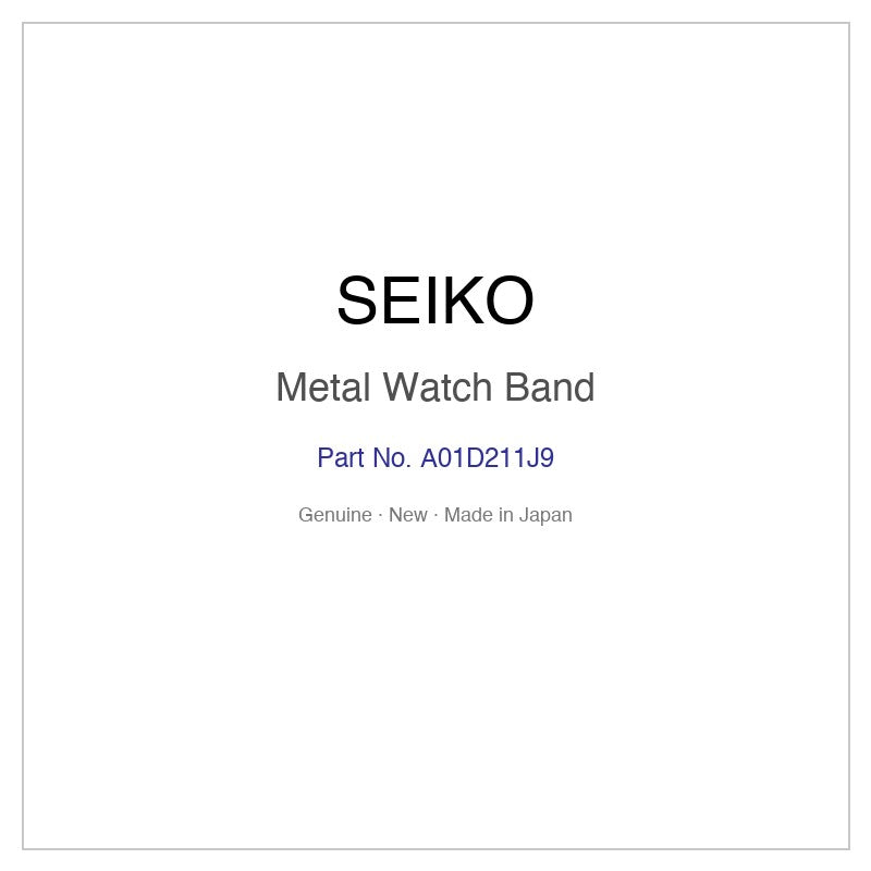 SEIKO A01D211J9 Metal Watch Band for STGK011G STGK013G and More Models