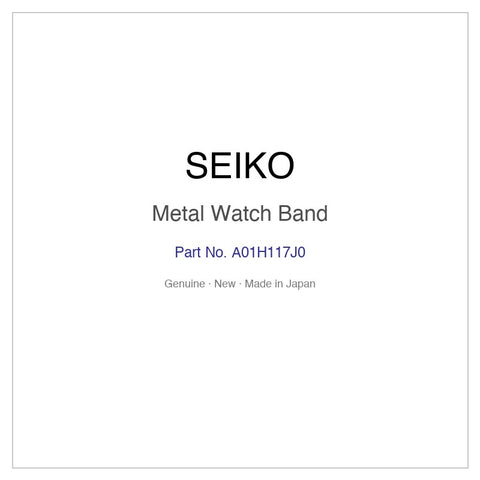 SEIKO A01H117J0 Metal Watch Band for SLGH015 SLGH025 and More Models