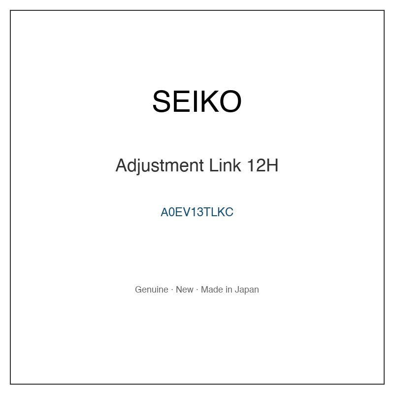 SEIKO A0EV13TLKC Watch Parts