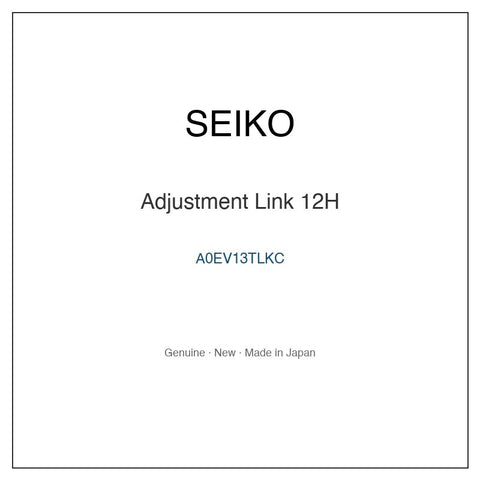 SEIKO A0EV13TLKC Watch Parts