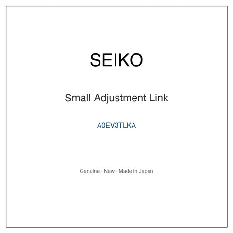 SEIKO A0EV3TLKA Watch Parts