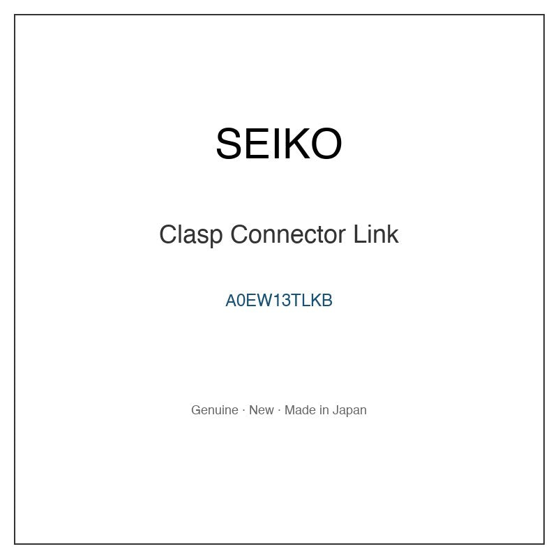 SEIKO A0EW13TLKB Watch Parts
