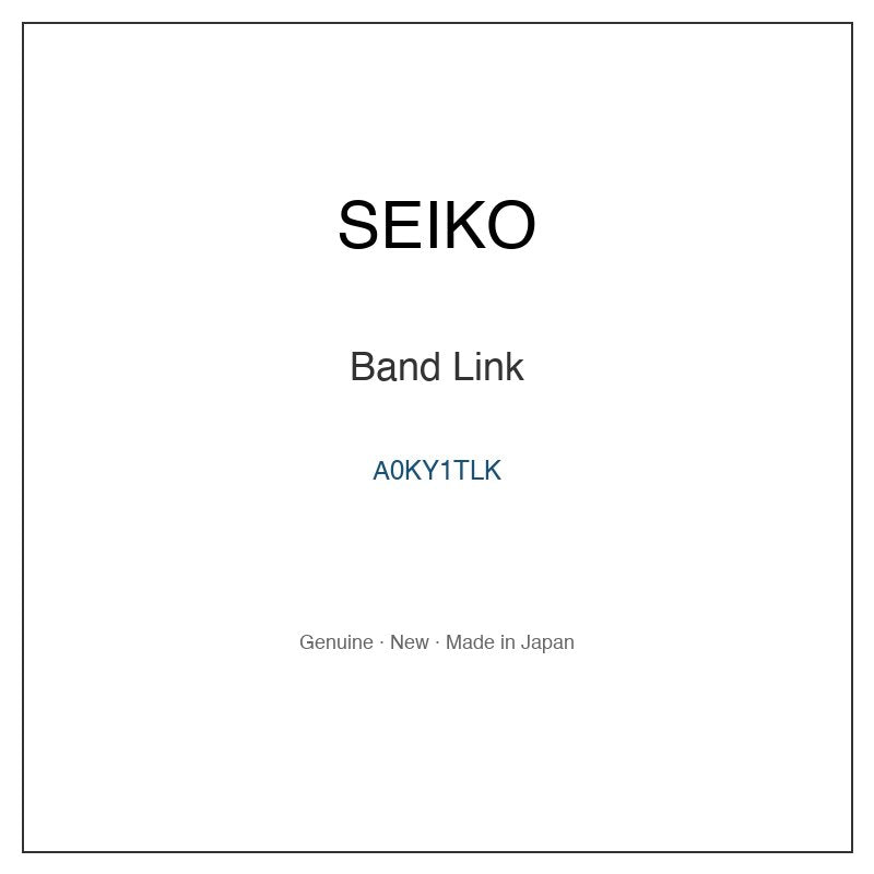 SEIKO A0KY1TLK Watch Parts