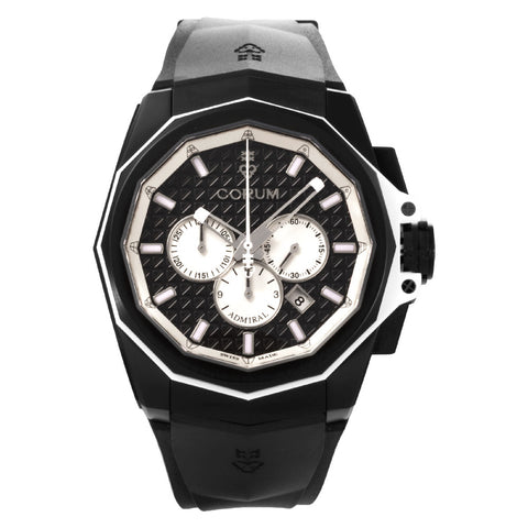 A13203931 ADMIRAL 2-Year Warranty Stylish Black Design Water Resistant Elegant Timepiece