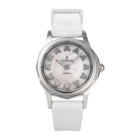 A40003589 ADMIRAL White Pearl Watch 2-Year Warranty Elegant Design Water Resistant Stylish Timepiece
