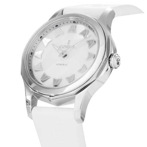 A40003589 ADMIRAL White Pearl Watch 2-Year Warranty Elegant Design Water Resistant Stylish Timepiece
