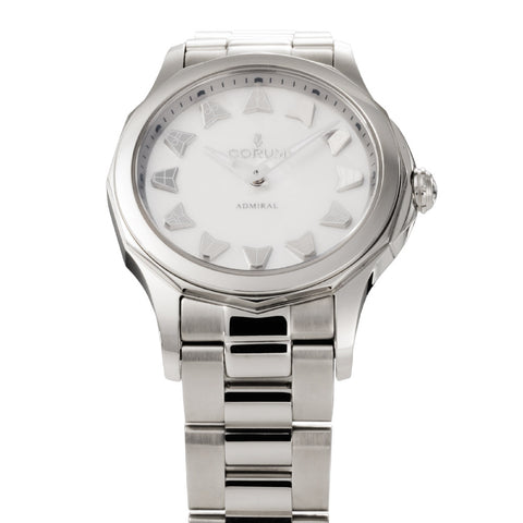 A40003593 ADMIRAL White Pearl 2-Year Warranty Elegant Design Water Resistant Stylish Timepiece