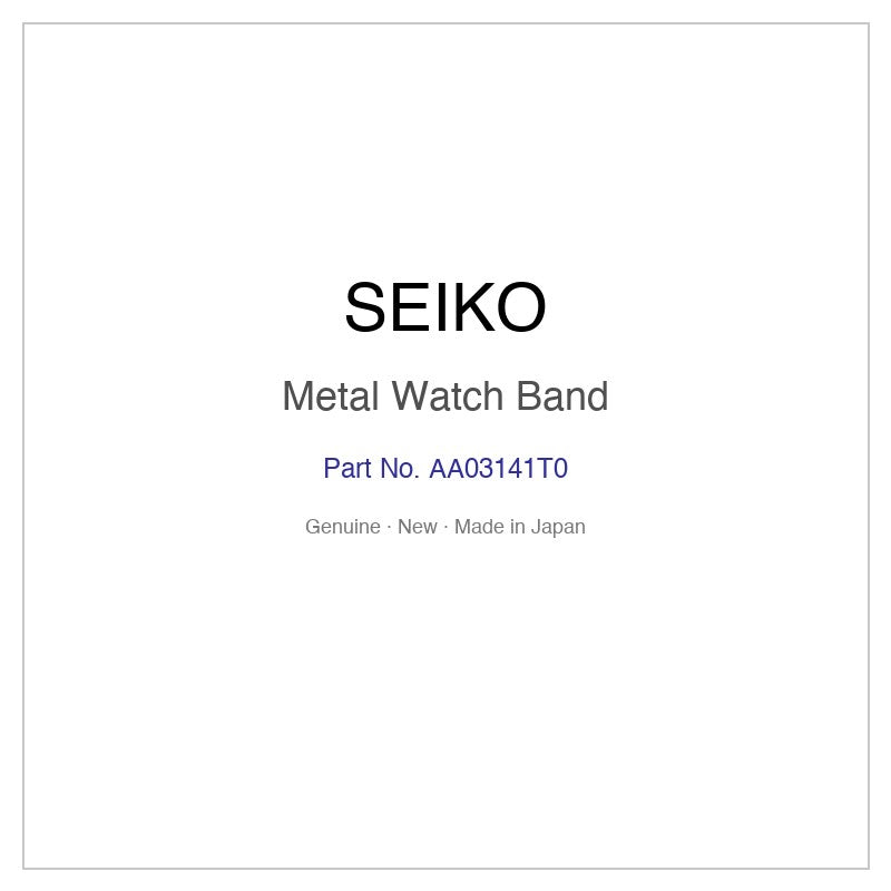 SEIKO AA03141T0 Metal Watch Band for SBGC247 SBGC247G and More Models