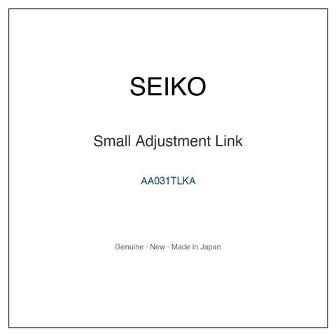 SEIKO AA031TLKA Watch Parts