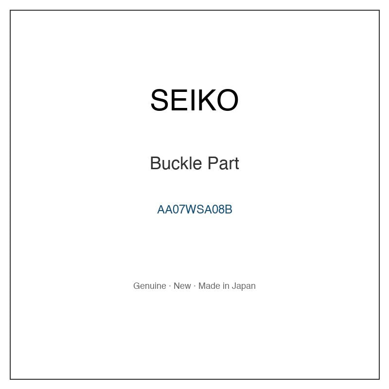 SEIKO AA07WSA08B Watch Parts