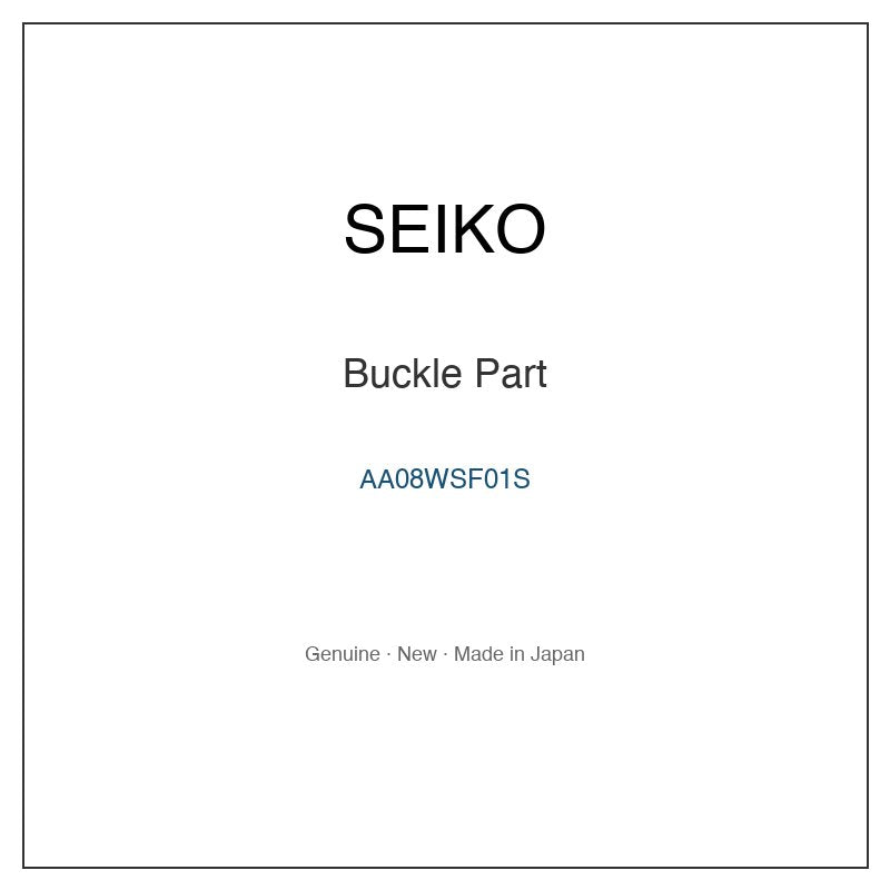 SEIKO AA08WSF01S Watch Parts