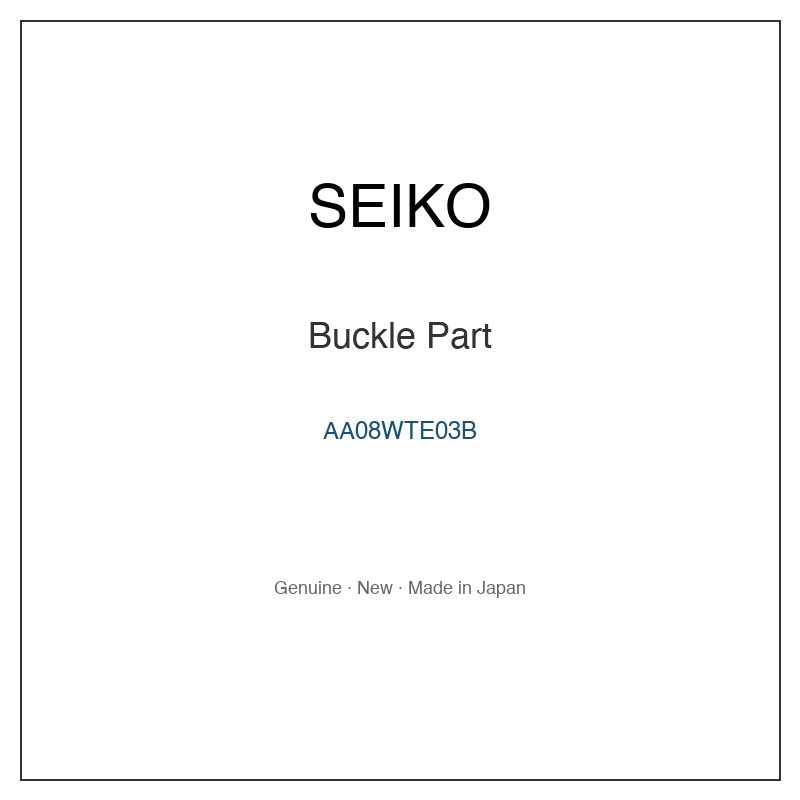SEIKO AA08WTE03B Watch Parts