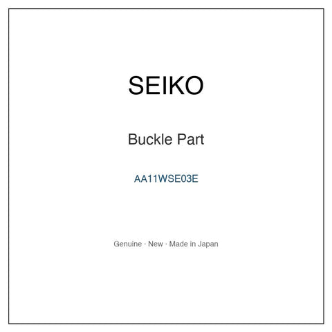 SEIKO AA11WSE03E Watch Parts