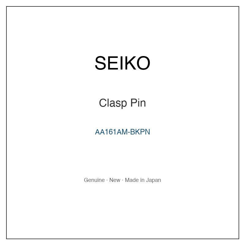 SEIKO AA161AM-BKPN Watch Parts