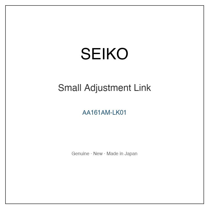 SEIKO AA161AM-LK01 Watch Parts
