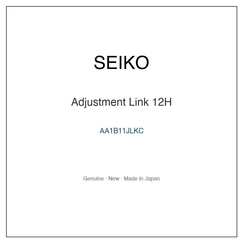 SEIKO AA1B11JLKC Watch Parts