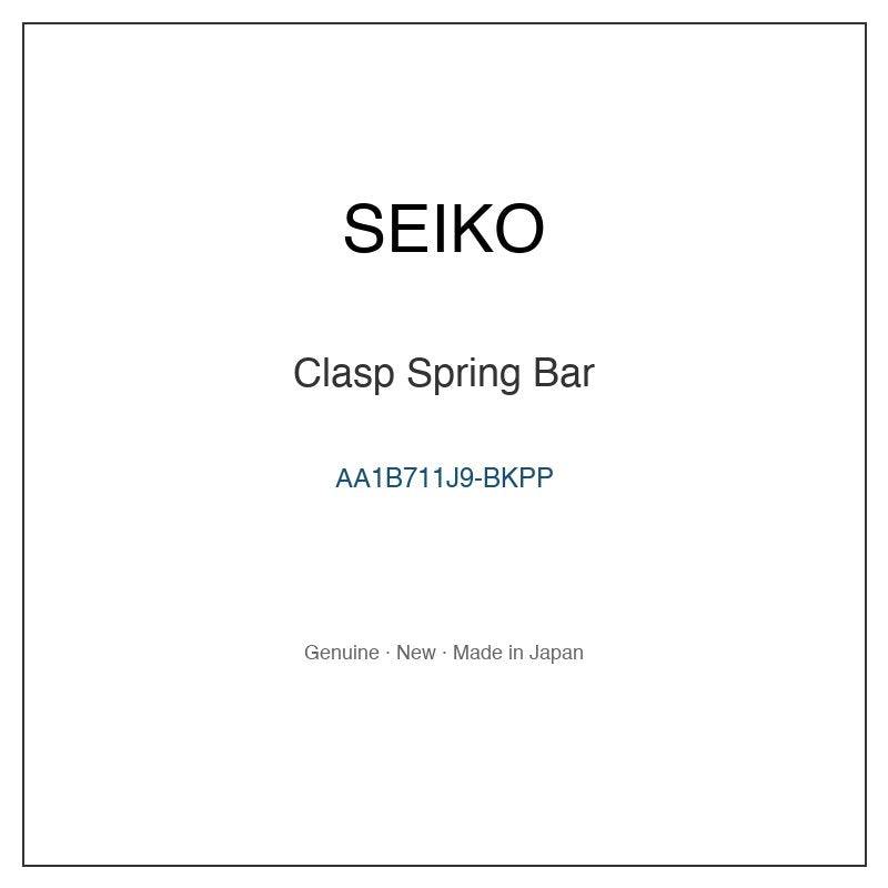 SEIKO AA1B711J9-BKPP Watch Parts