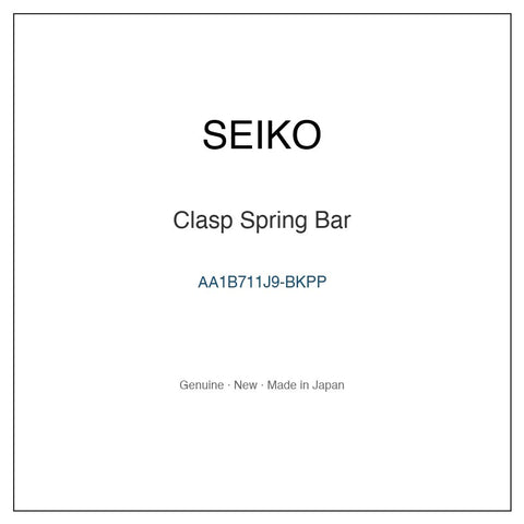 SEIKO AA1B711J9-BKPP Watch Parts