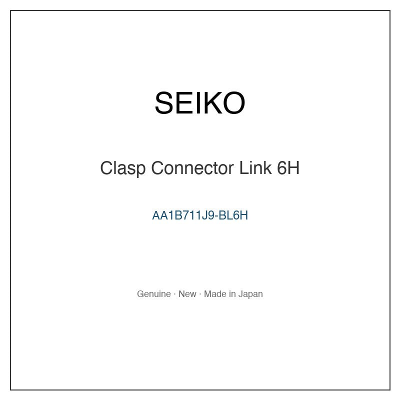 SEIKO AA1B711J9-BL6H Watch Parts