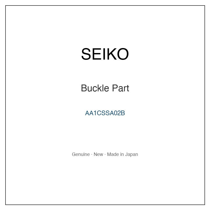 SEIKO AA1CSSA02B Watch Parts