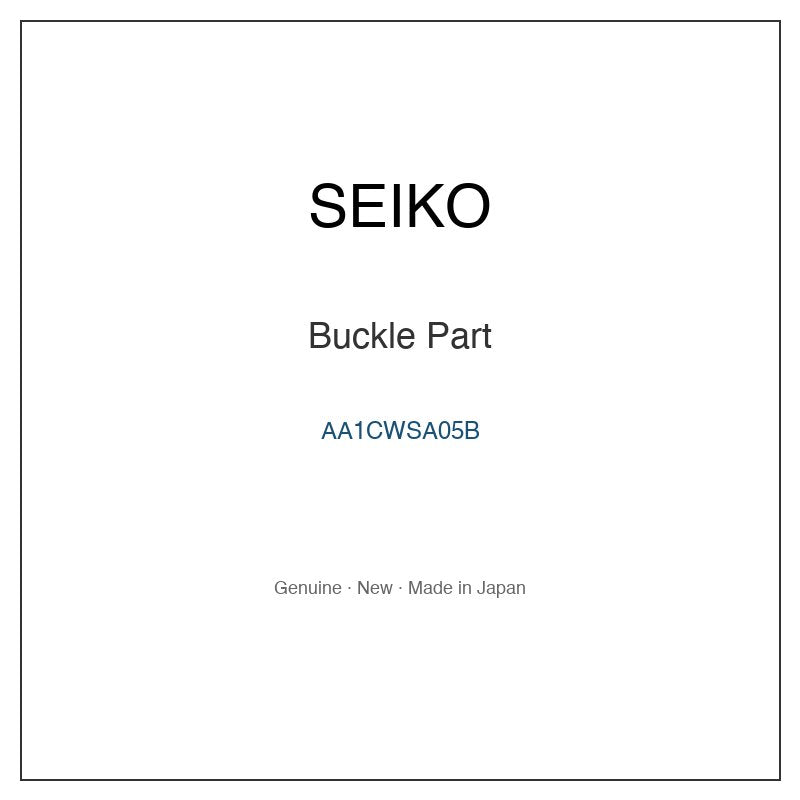 SEIKO AA1CWSA05B Watch Parts