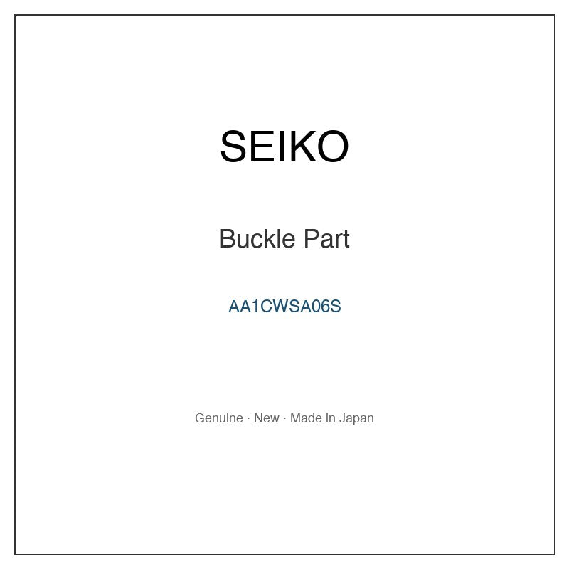 SEIKO AA1CWSA06S Watch Parts