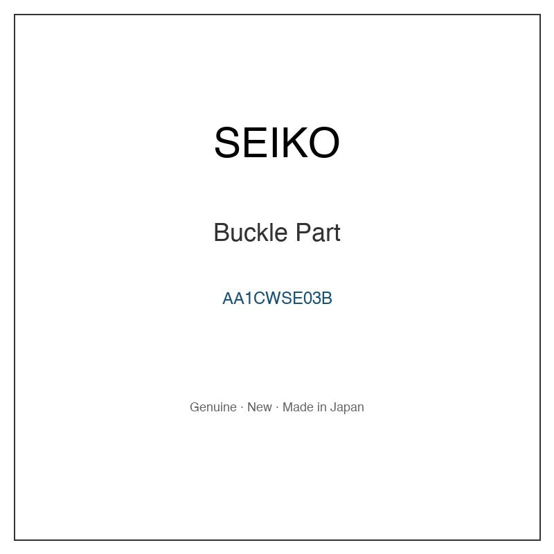 SEIKO AA1CWSE03B Watch Parts