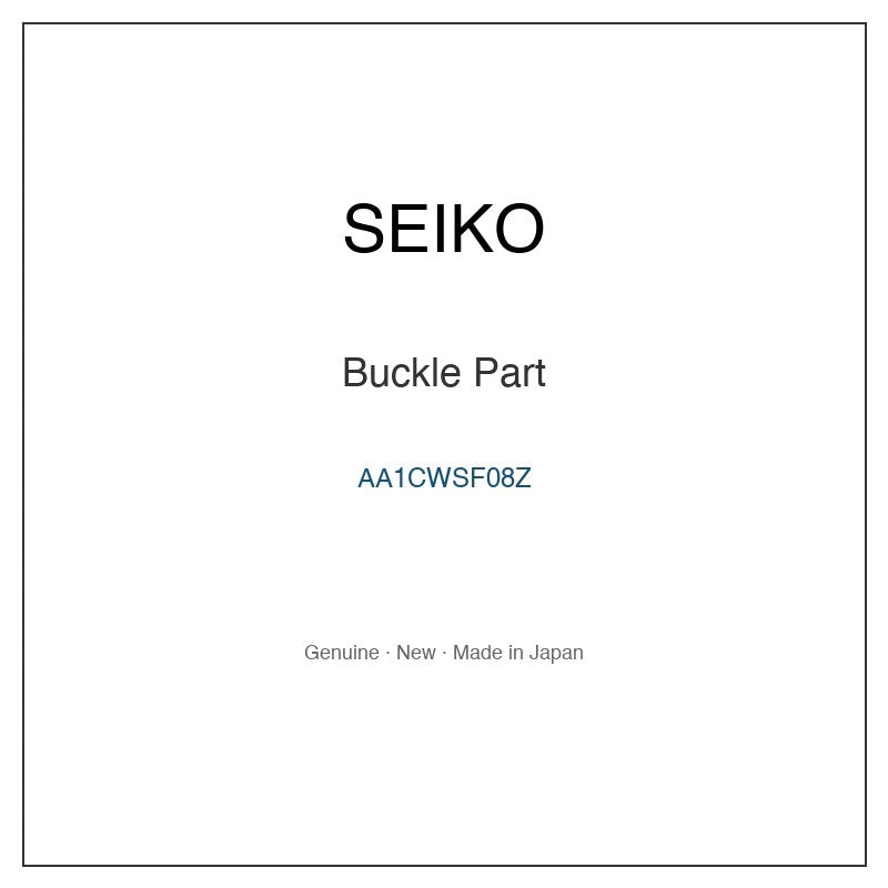 SEIKO AA1CWSF08Z Watch Parts