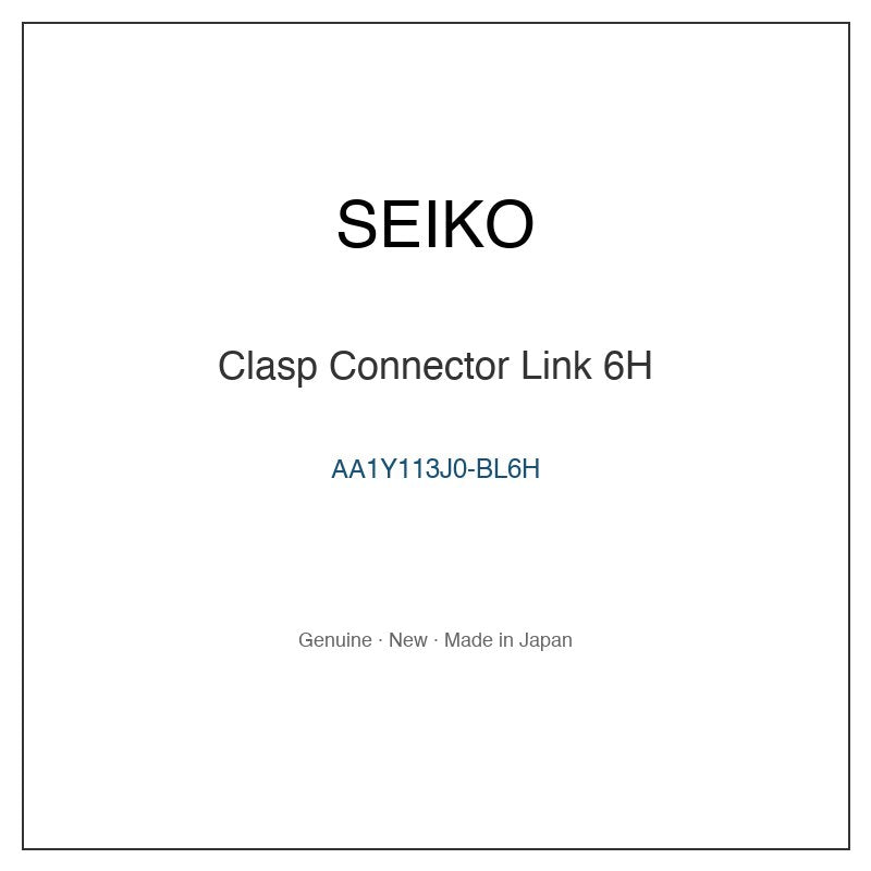SEIKO AA1Y113J0-BL6H Watch Parts