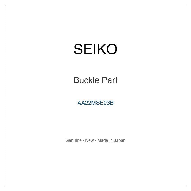 SEIKO AA22MSE03B Watch Parts