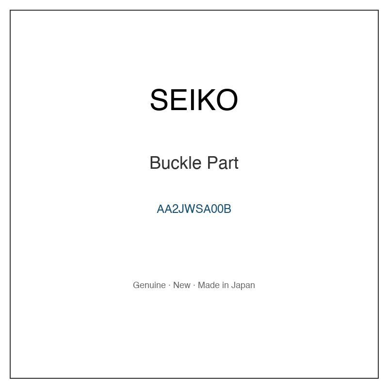 SEIKO AA2JWSA00B Watch Parts