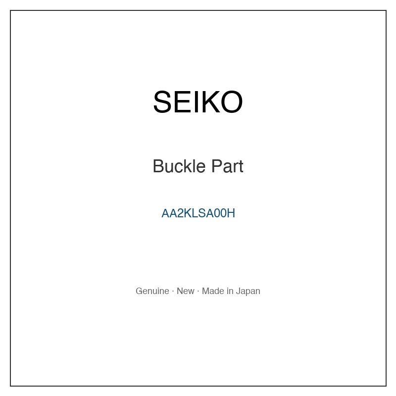 SEIKO AA2KLSA00H Watch Parts