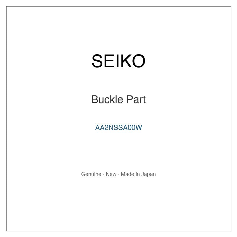 SEIKO AA2NSSA00W Watch Parts