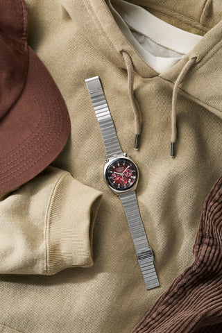 CITIZEN AN3714-84Z Record Label Chronograph Eco-Drive Stainless Steel Water Resistant 100m