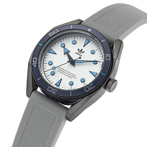 ADIDAS AOFH22003 Edition Two 1-Year Warranty Silver Stainless Steel Water-Resistant Stylish Design