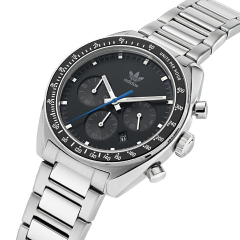 AOFH22006 Edition One Chrono 1 Year Warranty Authentic Black Stainless Steel Chronograph Water Resistant