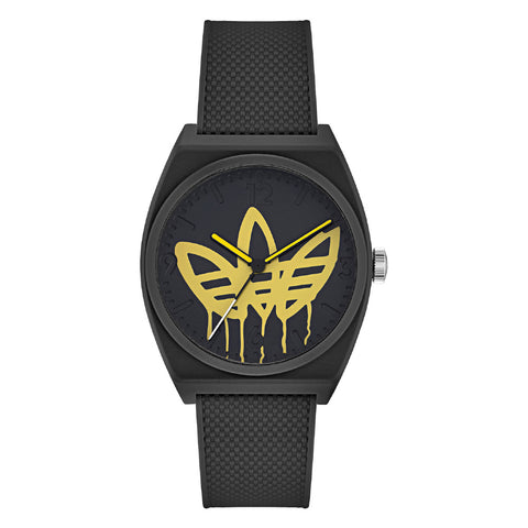 AOST22038 Project Two 1-Year Warranty Authentic Black Stainless Steel Water Resistant Stylish Design