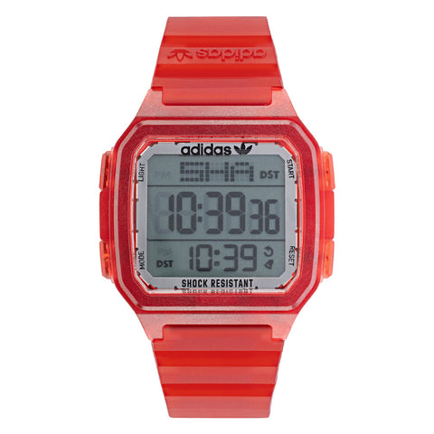 ADIDAS AOST22051 Watch - デジタルワン GMT [DIGITAL ONE GMT] 1年保証 レッド [正 Watch