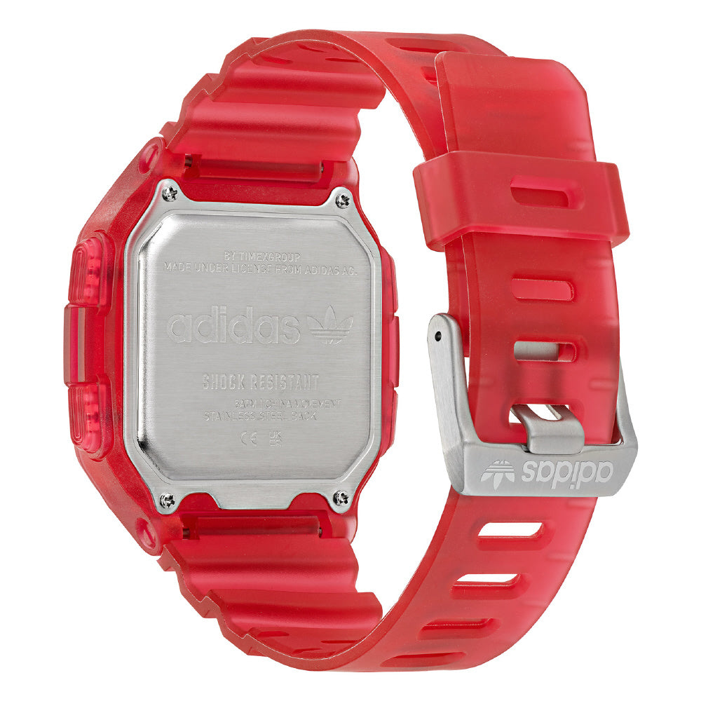 ADIDAS AOST22051 Watch - デジタルワン GMT [DIGITAL ONE GMT] 1年保証 レッド [正 Watch (Image 3)