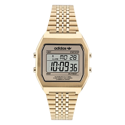 AOST22074 Digital Two Gold 1-Year Warranty Stylish Design Water-Resistant Lightweight